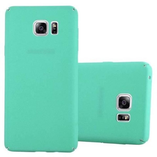 Samsung Galaxy NOTE 5 Fodral FROSTY GREEN Cadorabo DESIGN FROSTY Hard Case Skydd Ultra Slim Bumper Case