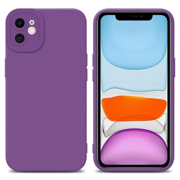 Skyddsfodral för iPhone 11 i MATTE VIOLETT FLUID Stötsäker Violett