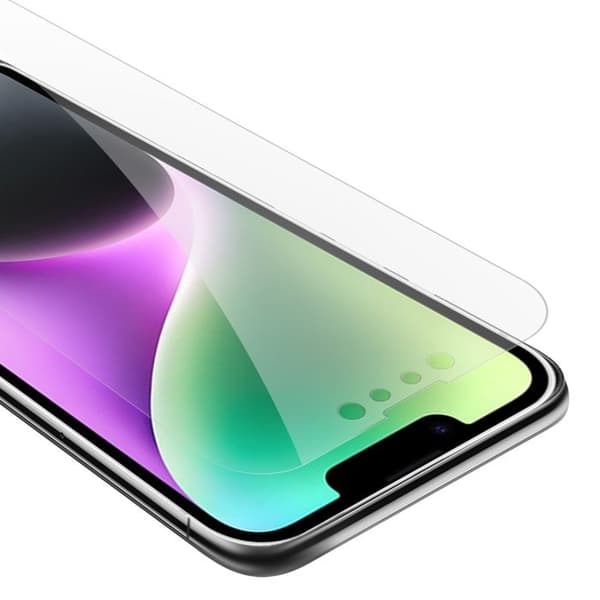 Härdat glas för iPhone 14 PLUS skyddsfilm Vit