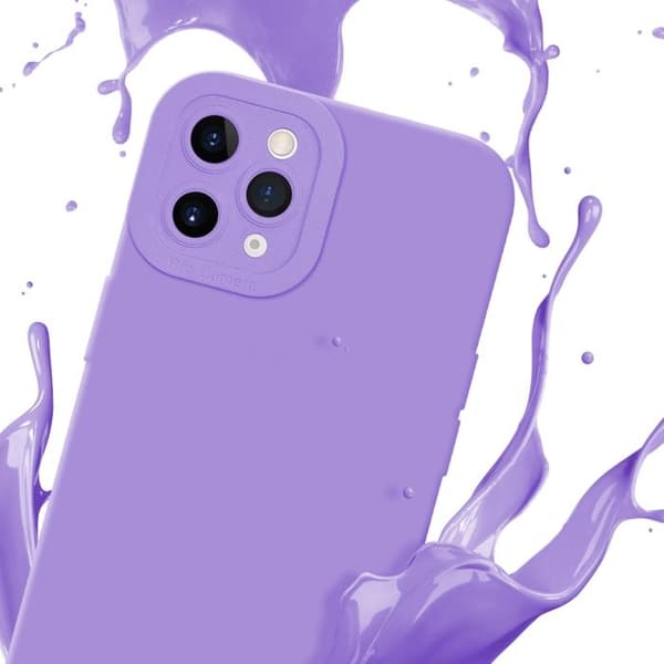 Skyddsfodral för iPhone 11 PRO MAX i LJUST VIOLETT Antichock Violett