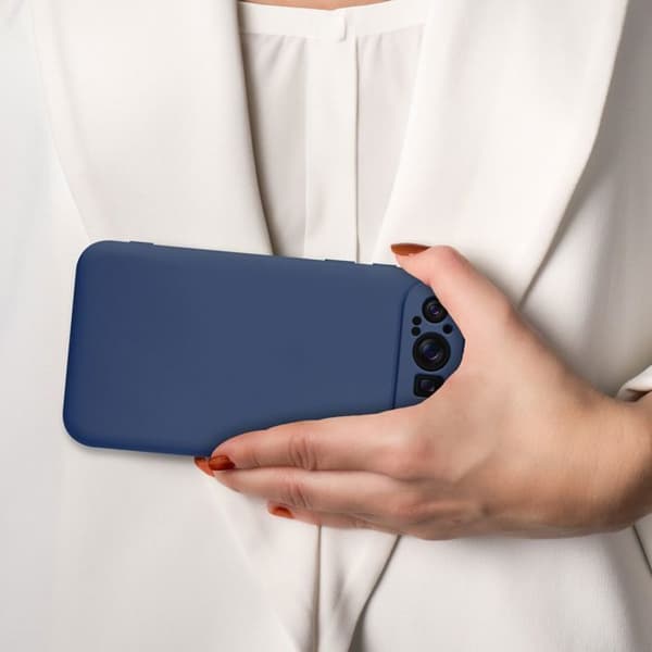 Skal för Google Pixel 9 PRO XL Stötabsorberande i LIQUID BLUE Blå
