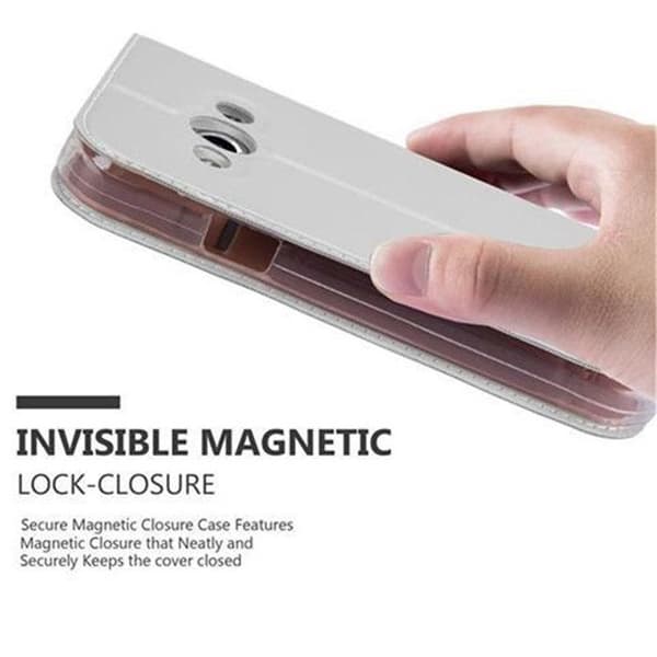 Fodral med lock för Samsung Galaxy XCover 3 Etui i KLASSISK SILVER Plånbok Stötsäker Grå