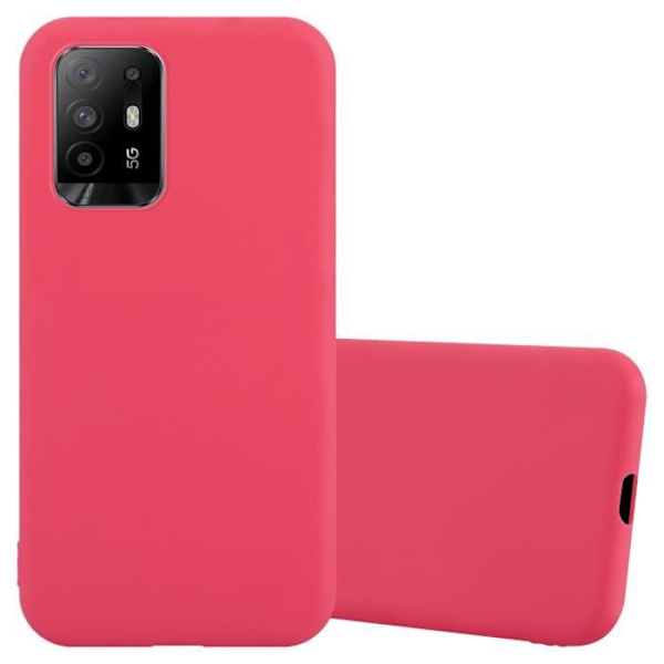 Coque - CADORABO - Oppo A94 5G - Candy Rouge - Silikon TPU - Chockskydd Candy Red