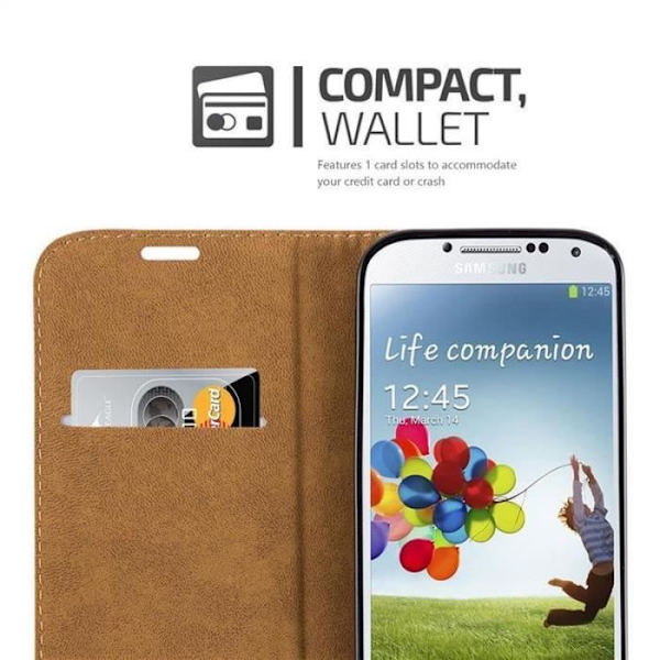 Cadorabo Fodral för Samsung Galaxy S4, HÖSTRÖD Design Osynlig struktur