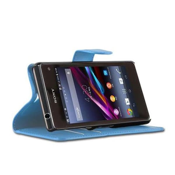 Etui för Sony Xperia Z1 COMPACT i PASTELLBLÅ Blå