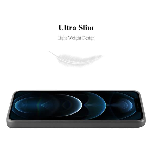 Skyddsfodral för iPhone 12 / 12 PRO Skyddsfodral i METALLISK GRÅ Matt Design Grå
