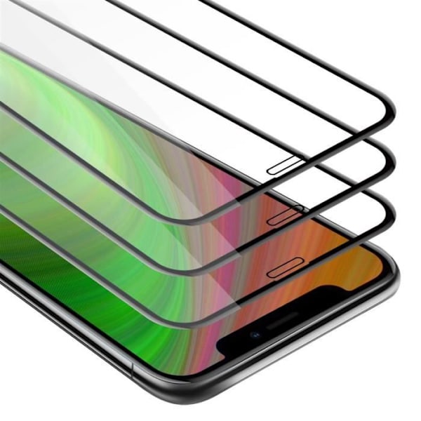 Cadorabo 3x Helglas skydd för Apple iPhone 11 PRO (XI PRO) - 3x Härdat skyddsglas (Tempered) Transparent