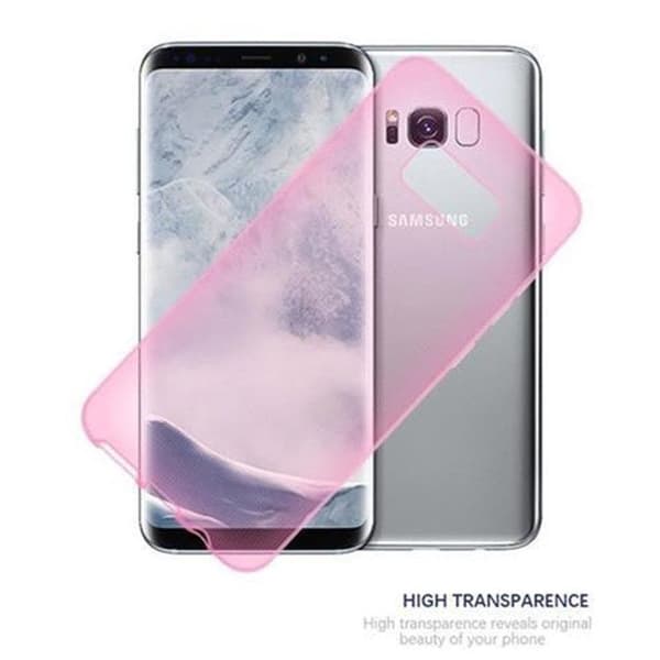 Transparent stötsäker silikonfodral för Samsung Galaxy S8 PLUS Ros
