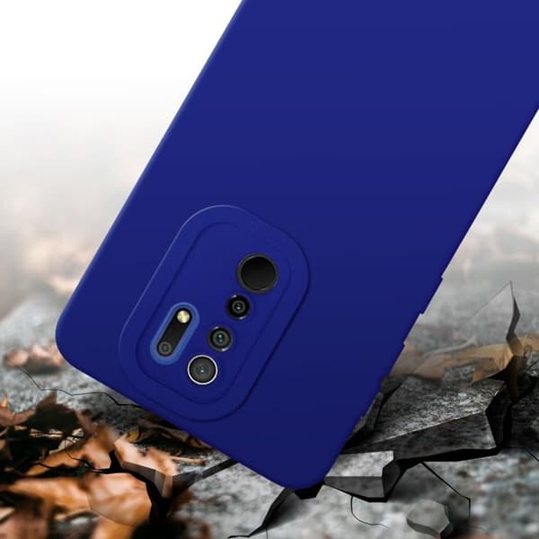 Skyddsfodral för Xiaomi RedMi 9 i FLUID BLÅ Stötsäker Blå