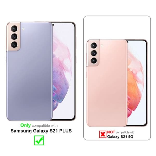 Skyddsfodral för Samsung Galaxy S21 PLUS BORSTAD GRÅ Kolfiberdesign Grå