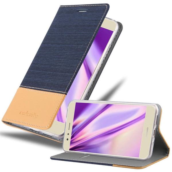 Skyddsfodral för Huawei P10 LITE i BLÅ BRUN Stötskyddande Etui Blå