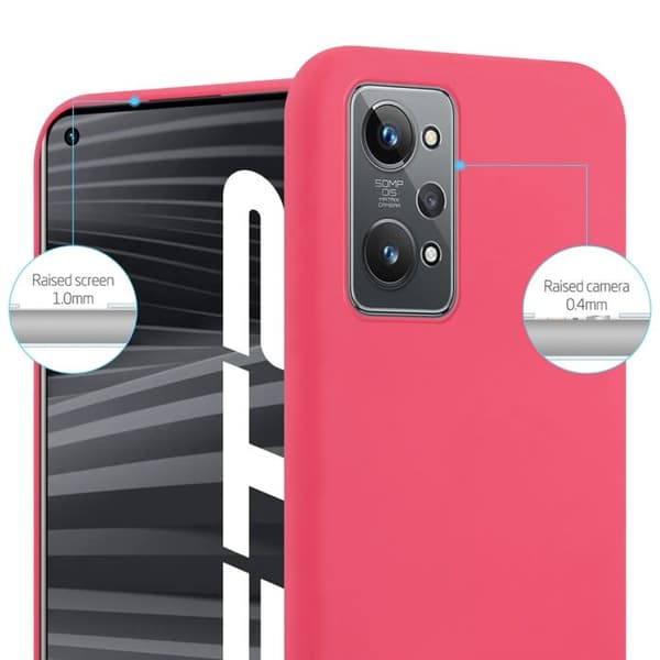 Skyddsskal för Realme GT 2 / GT Neo 2 CANDY RÖD Stötsäker Silikon Röd