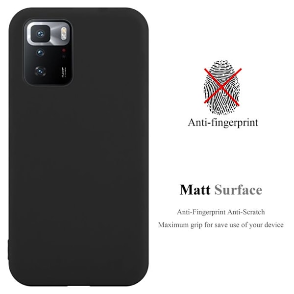 Coque för Xiaomi POCO X3 GT Etui i CANDY SVART Hölster Case Cover Skydd Silikon TPU Case Svart
