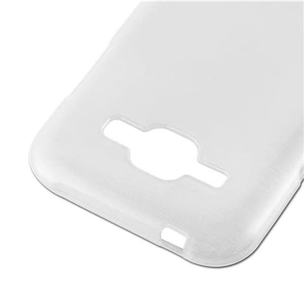 Skyddsfodral för Samsung Galaxy J1 2015 SILVER Stötskydd Grå