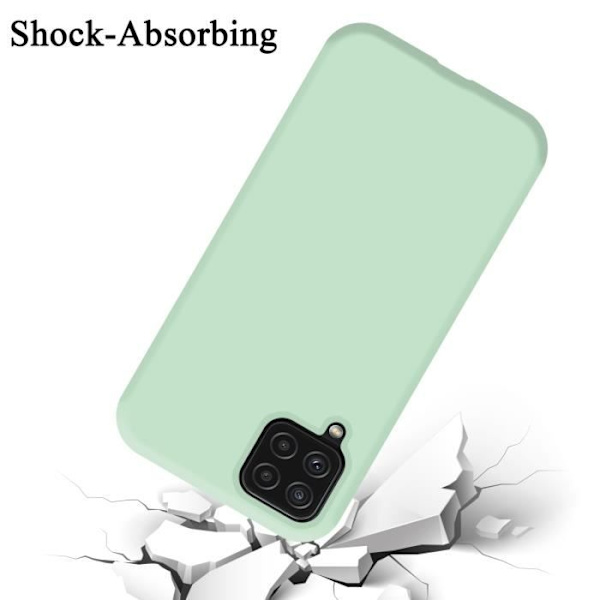 Coque - CADORABO - Samsung Galaxy A22/M22/M32 4G - LIQUID LIGHT GREEN - Silikon TPU - Stöttekraftskydd VÄTSKA LJUSGRÖN
