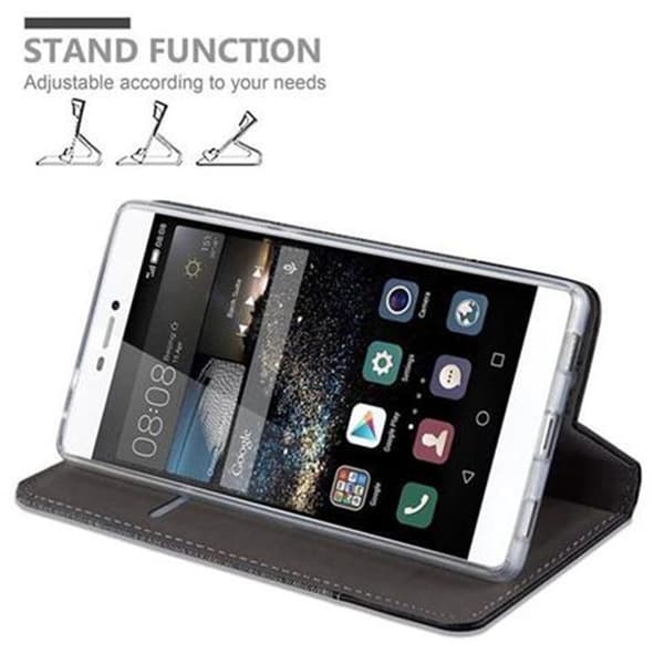 Skyddsfodral för Huawei P8 i GRÅ SVART Etui Case Stötskydd Grå