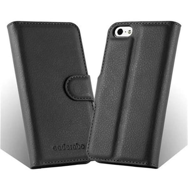 Etui för iPhone 5 / 5S / SE 2016 i JETSVART Svart