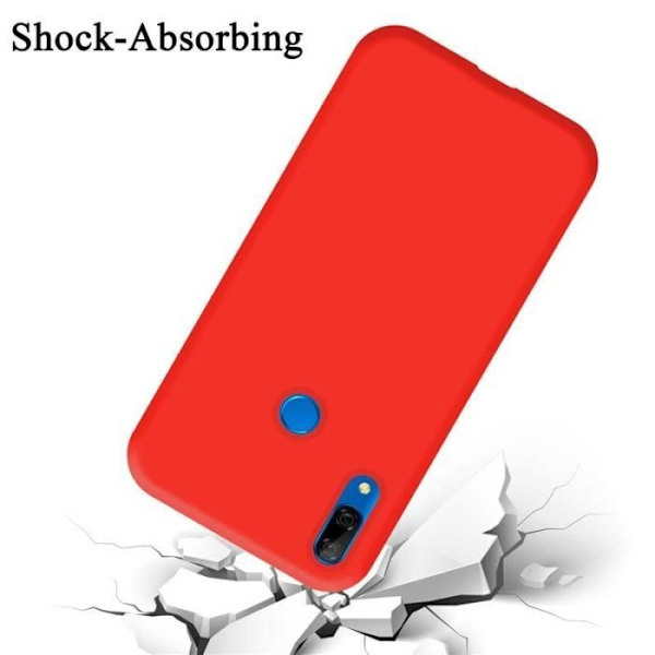 Cadorabo skal för Huawei P SMART Z / Y9 Prime 2019 / Enjoy 10 Plus - i Röd - Flexibel silikon TPU Röd