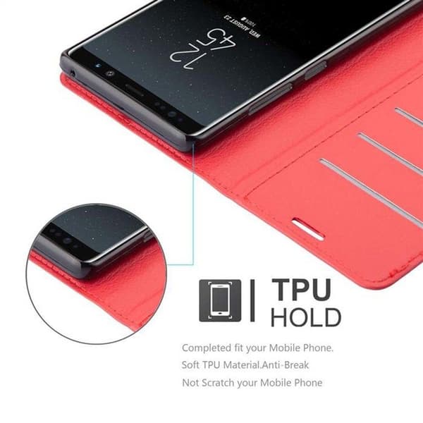 Etui för Samsung Galaxy NOTE 8 i KIRSCHRÖD Röd
