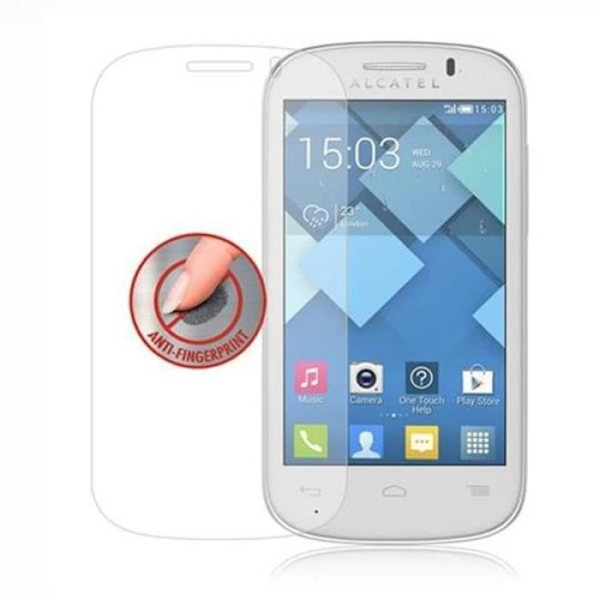 Cadorabo härdat glas Alcatel C3 skärmskyddsfilm härdat skydd för display HÖG TRANSPARENS