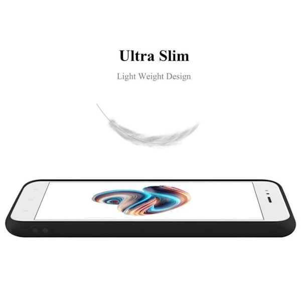 Coque - CADORABO - Mi A1 / Mi 5X - Silikon TPU - Stötskydd - Attraktiv design Svart