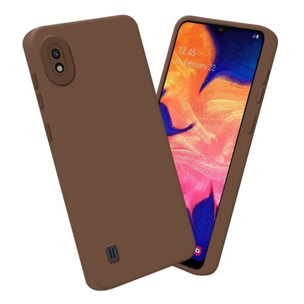 Skyddsfodral för Samsung Galaxy A10 i FLUID BRUN Stötsäker brun