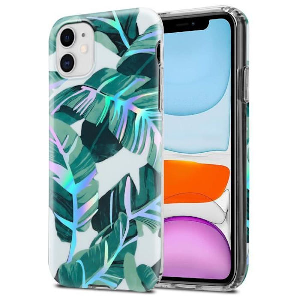 Hölster för Apple iPhone 11 - CADORABO - Fodral BANANBLAD - Silikon TPU - Plånbok