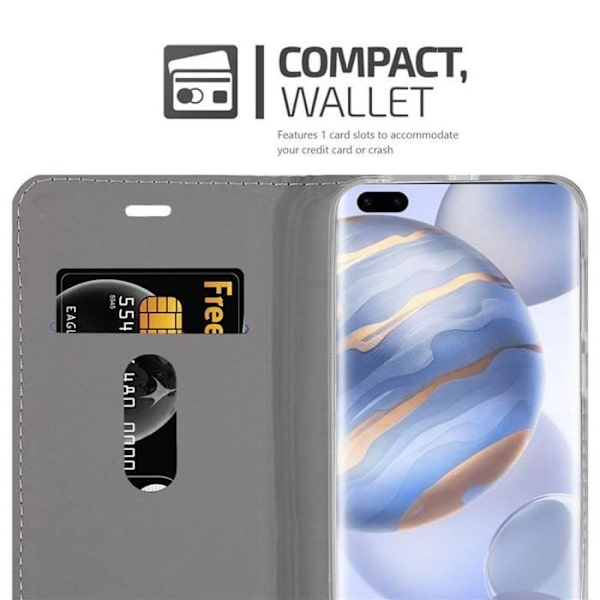 Fodral för Honor 30 PRO - CADORABO - BLÅ SVART - Konstläder - Magnetlås - Ställfunktion MÖRKBLÅ