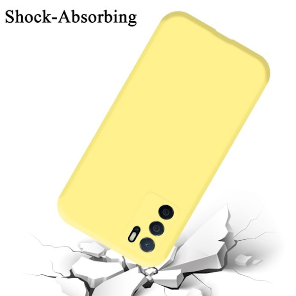 Fodral till Oppo A16s / A54s Fodral i LIQUID YELLOW Fodral Skydd i silikon TPU mobiltelefon Gul