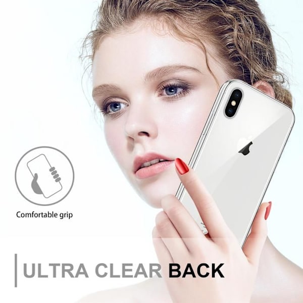 Transparent skydd för iPhone XS MAX Vit