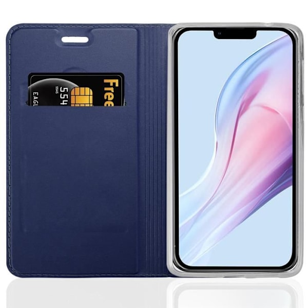 Fodral till Apple iPhone 13 Fodral i KLASSIG MÖRKBLÅT Fodral Skydd Magnetisk stängning Plånbok Mörkblå