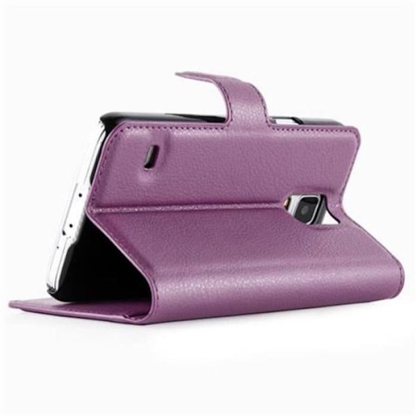Samsung Galaxy S5 - S5 NEO Fodral i VIOLET ORCHID by Cadorabo Helt skyddsfodral med flip flap och stativ