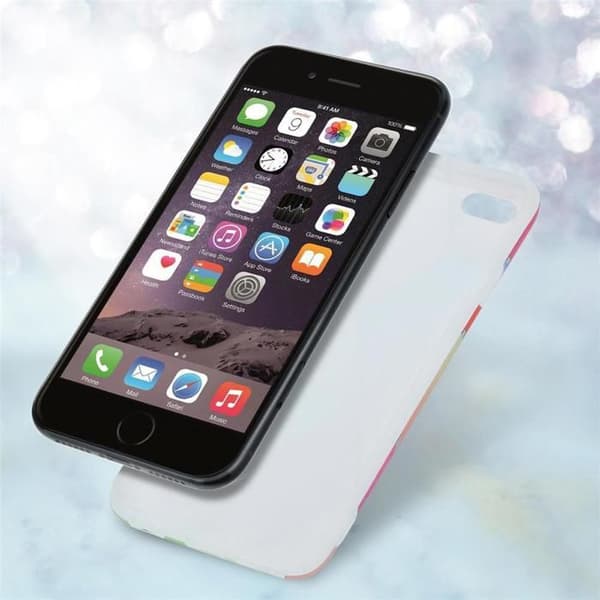 Skyddsfodral för iPhone 6 PLUS / 6S PLUS i Regnbågs-marmor No. 11 Ros