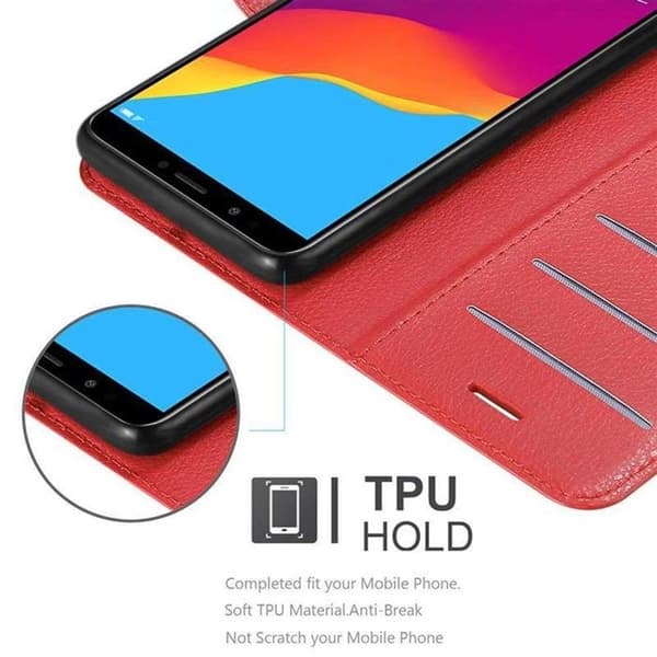 Fodral för Honor 7C / Huawei Y7 2018 i KIRSCHRÖD Röd