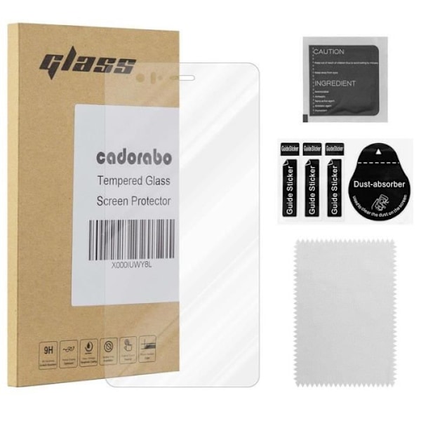 Skärmskyddsfilm - CADORABO - BQ Aquaris M5 - Härdat glas - Transparent - 0,3 mm Transparent
