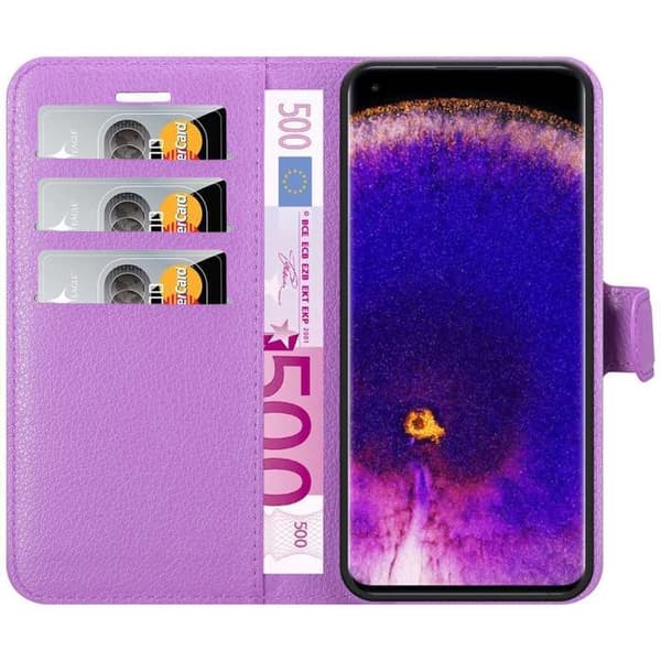 Etui för Oppo FIND X5 PRO i ORKIDÉER VIOLETT Violett