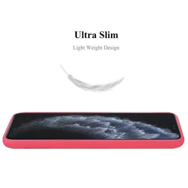 Mobilskal - CADORABO - Apple iPhone 11 PRO MAX - Röd - Mjukt TPU-skydd - Stötavvisande Röd
