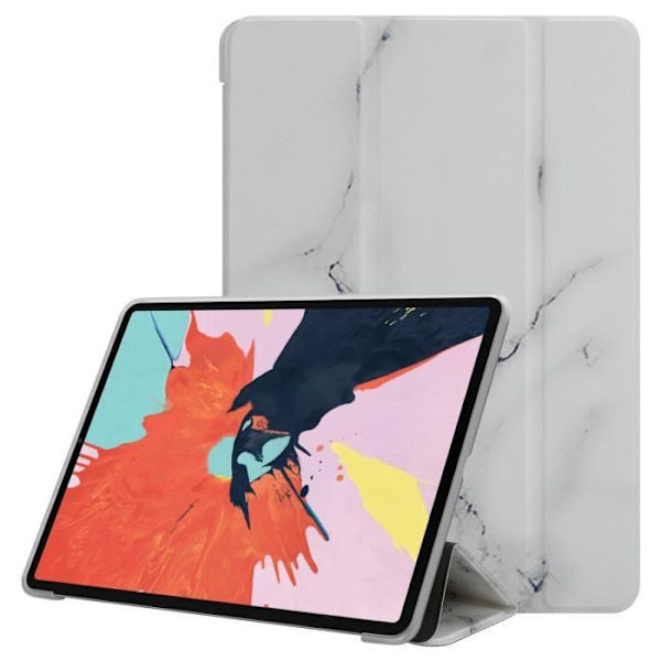 Coque tablette - CADORABO - iPad PRO 11 2020/2021 - Marmor Vit - Silikon TPU - Skydd 360° Vit marmor