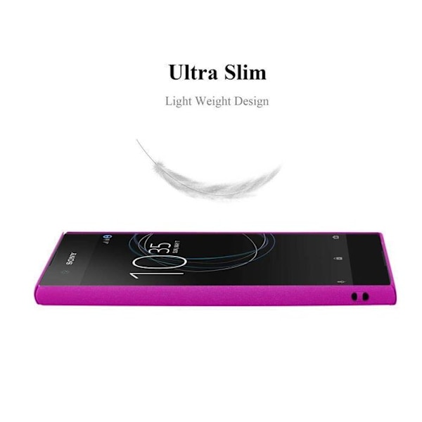 Coque för Sony Xperia XA1 Etui i FROSTY ROSE VIF Houssi Hard Case Skydd med frostig yta Rosa