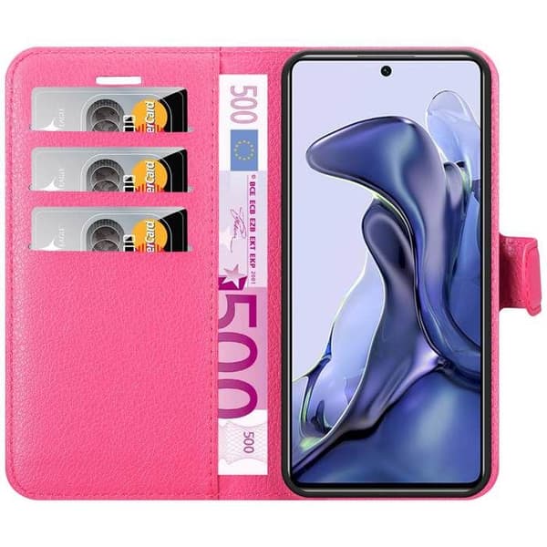 Fodral för Xiaomi 11T / 11T PRO i SOCKERROSA Ros