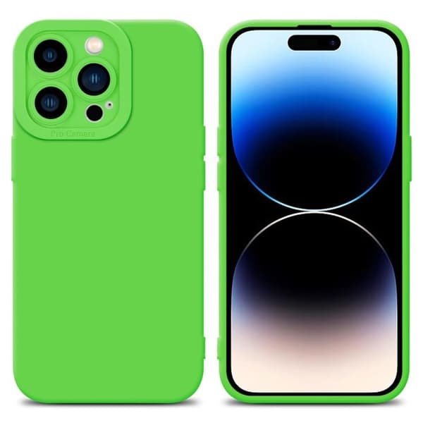 Skyddsfodral för iPhone 14 PRO i FLUID GRÖN Stötsäker Grön