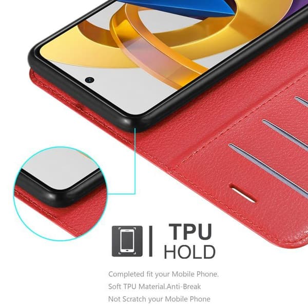 Etui för Xiaomi POCO M4 PRO 5G i KIRSCHRÖD Röd