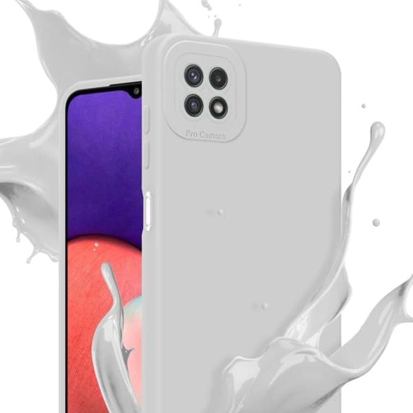 Skyddsfodral för Samsung Galaxy A22 5G i FLUID VIT Stötsäker Vit