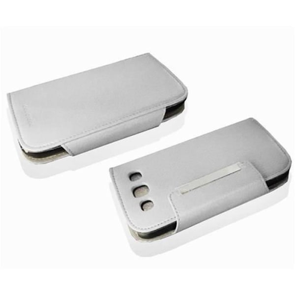 Cadorabo Fodral till Samsung Galaxy S3 - S3 NEO, VIT BRUNT SLIM Design Magnetlås