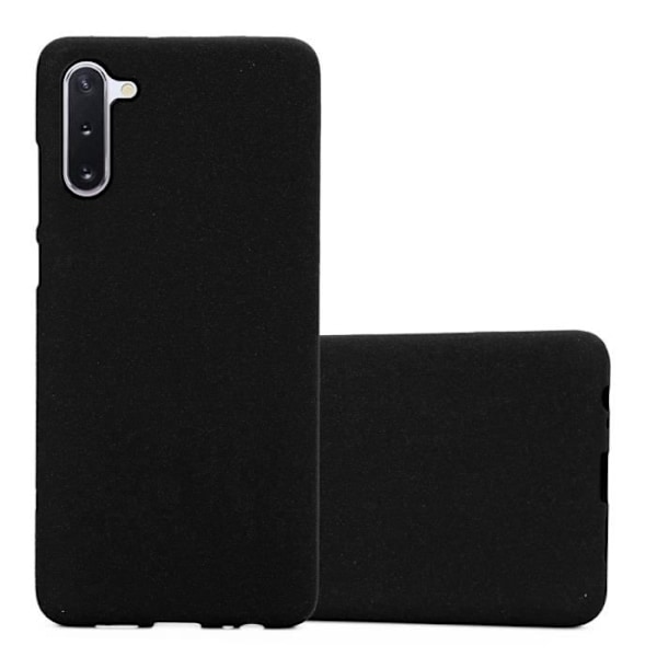 Hus för Samsung Galaxy NOTE 10 - CADORABO - Mjuk Skal - TPU Silikon - Frost Svart - Stötskydd Frost Svart