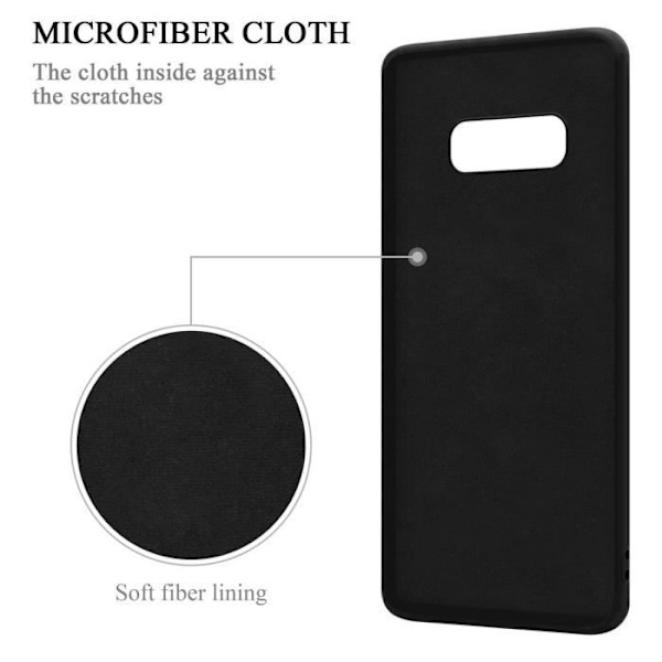 Coque - CADORABO - Samsung Galaxy S10e - Skydd i TPU-silikon - Tunn och lätt design - Svart Svart