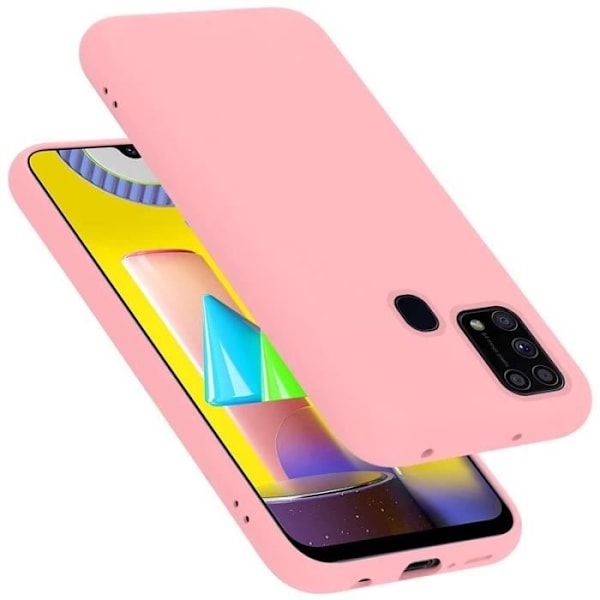 Telefonfodral - CADORABO - Samsung Galaxy M31 - Silikon TPU - Optimal skydd - Tunn och lätt design Rosa