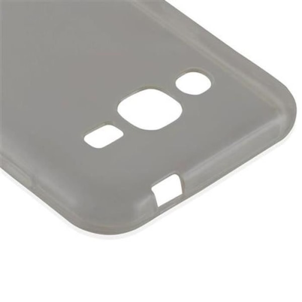 Samsung Galaxy J2 2015 Fodral (5) TRANSPARENT SVART Cadorabo DESIGN AIR TPU Silikonskydd Fodral Skydd Ultra Slim Bumper