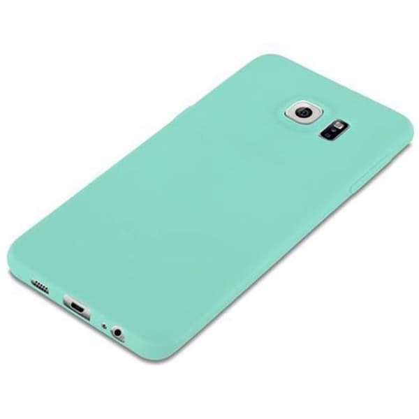 Skyddsfodral för Samsung Galaxy S6 EDGE CANDY BLÅ Stötabsorberande Silikon Blå