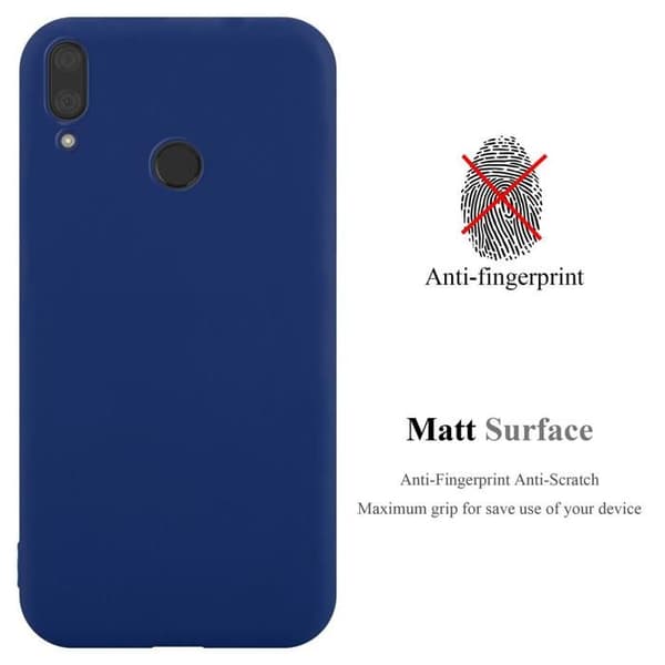 Skydd för Huawei Y7 2019 / Y7 PRIME 2019 CANDY MÖRKBLEU Stötsäker Silikon Blå